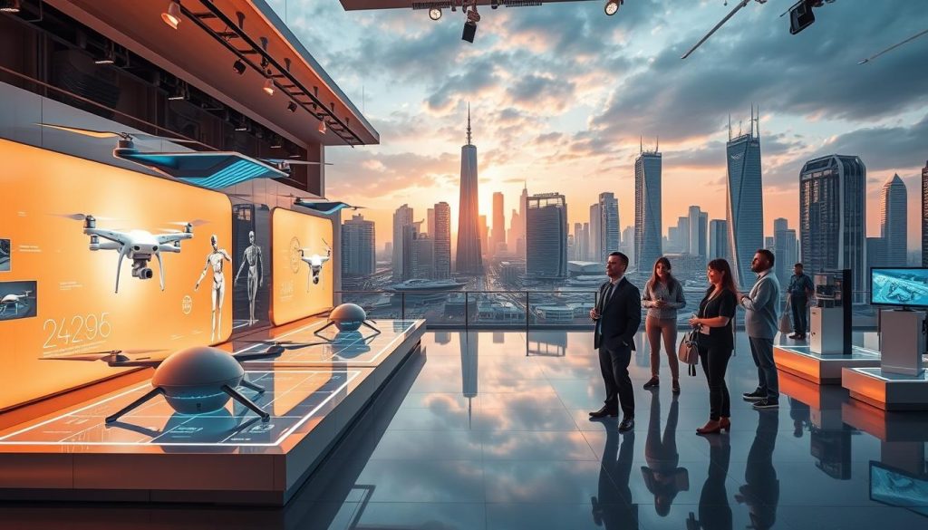 future tech trends exhibition booth